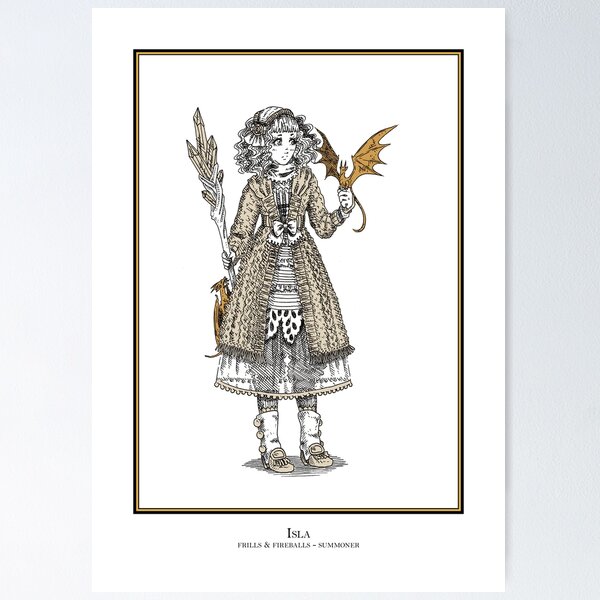 Item preview, Isla - The Summoner designed and sold by rougeaerie.