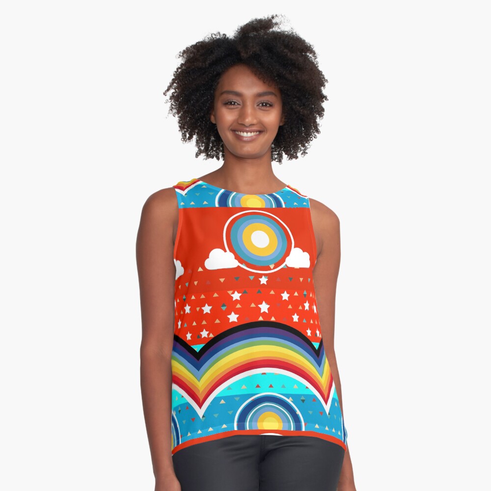 Item preview, Sleeveless Top designed and sold by aremaarega.