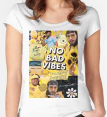 bad vibes post - Women's Fitted Scoop T-Shirt