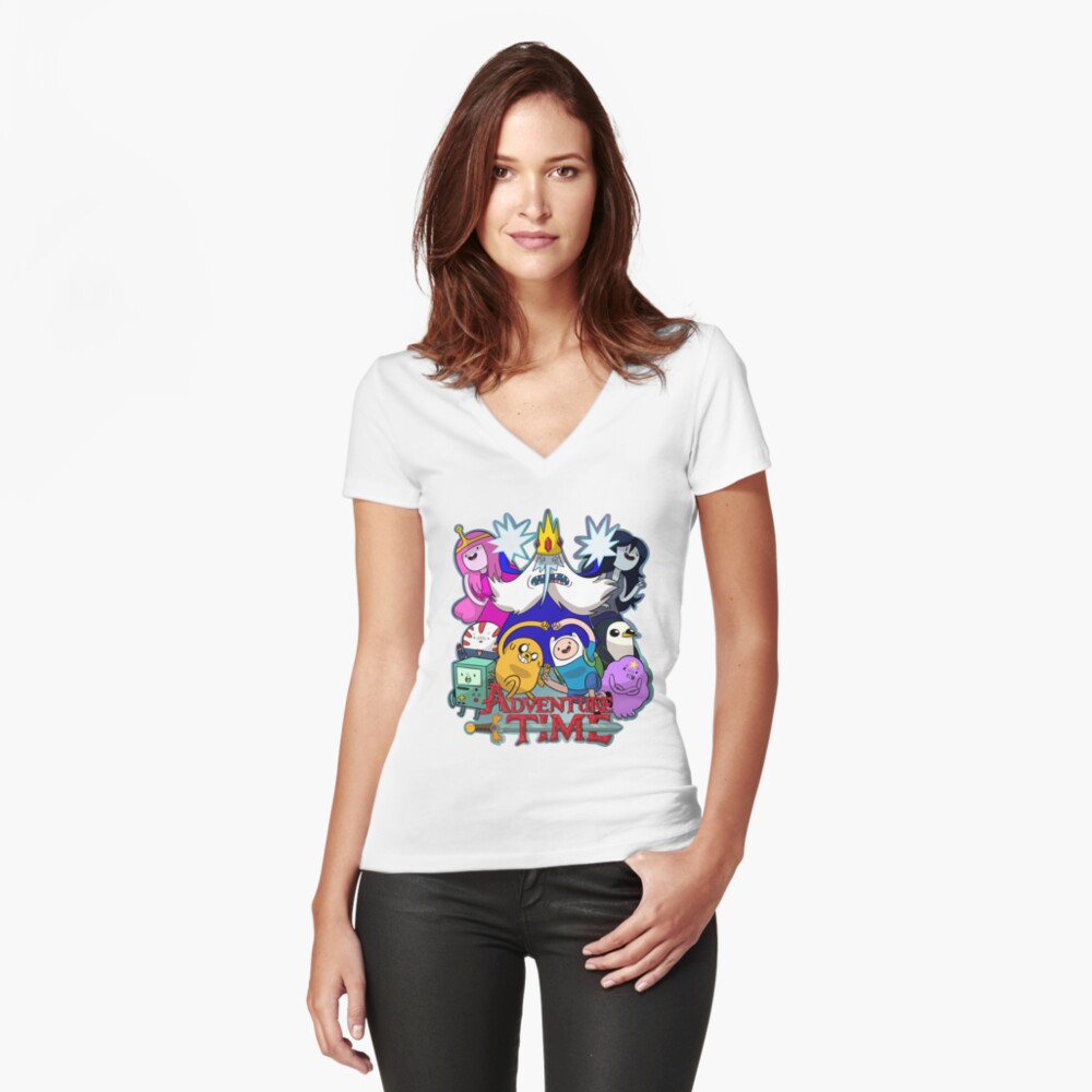 Item preview, Tailliertes T-Shirt mit V-Ausschnitt designed and sold by imaginekayla.
