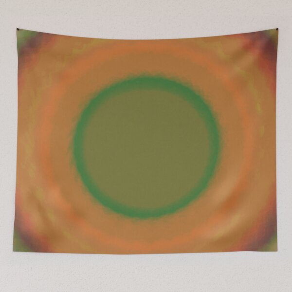Item preview, Orange and Green Fuzz designed and sold by amytraylor.