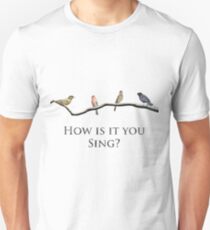Green Finch and Linnet Bird | Sweeney Todd Slim Fit T-Shirt