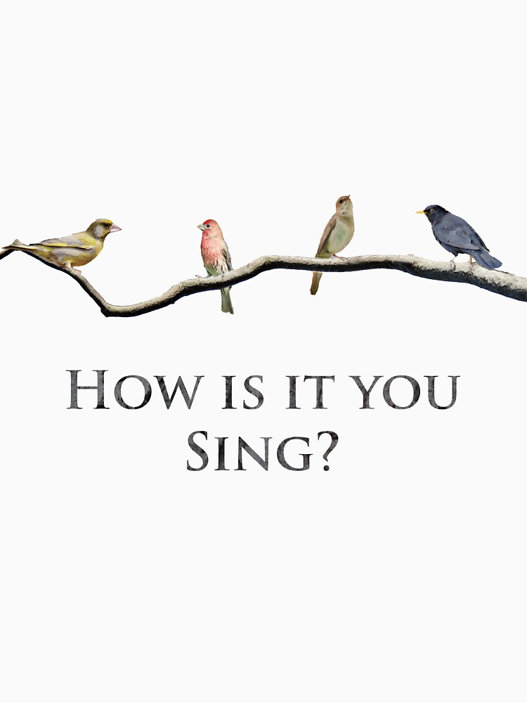 "Green Finch and Linnet Bird | Sweeney Todd" T-shirt for Sale by