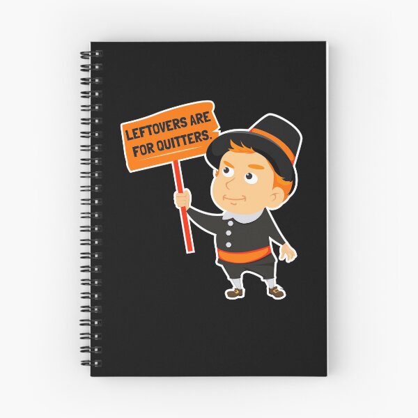 Item preview, Leftovers Are For Quitters Thanksgiving Pilgrim designed and sold by BUBLTEES.
