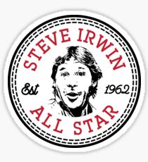 Steve Irwin All Star Parody Sticker