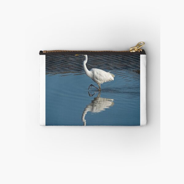 Item preview, White  Heron and reflection designed and sold by Barry Culling.