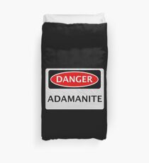 DANGER ADAMANITE FAKE ELEMENT FUNNY SAFETY SIGN SIGNAGE Bettbezug