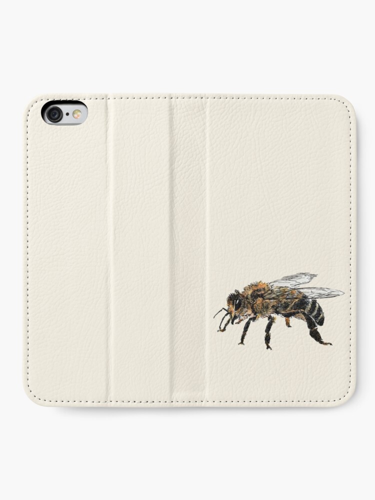 Alternate view of Honey Bee iPhone Wallet