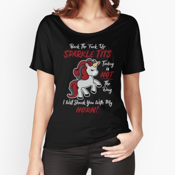 Back off Unicorn Relaxed Fit T-Shirt