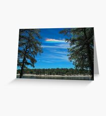 CHA over Harry Wright Lake Greeting Card