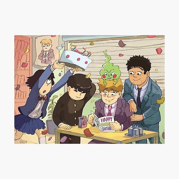 Happy birthday reigen!! Photographic Print