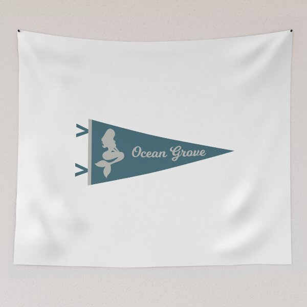 Item preview, Vintage Ocean Grove Pennant designed and sold by fearcity.
