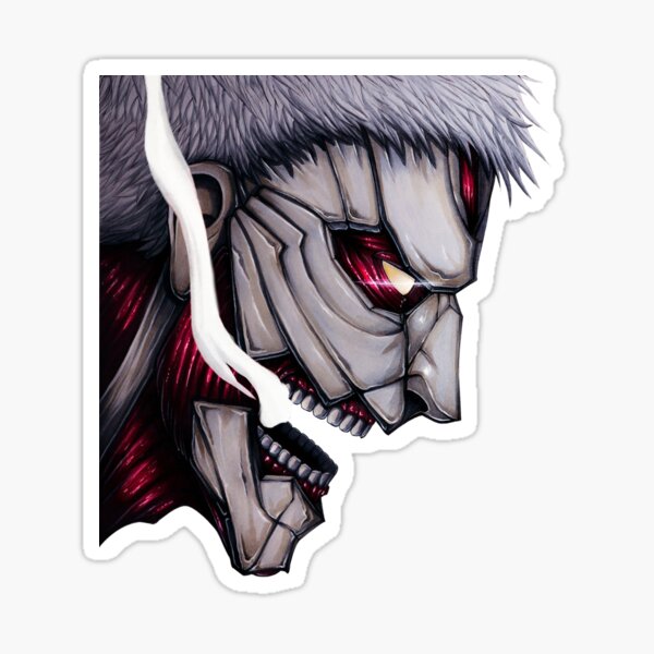 Armored Titan - Digital Illustration Sticker