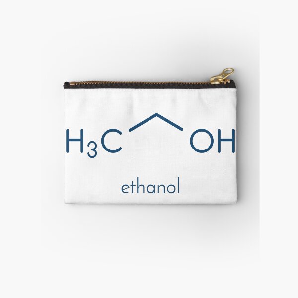 Item preview, Alcohol (ethanol, ethyl alcohol) molecule, chemical structure. Skeletal formula. designed and sold by molekuul.