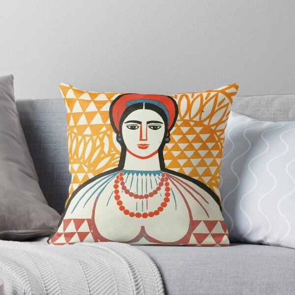 Item preview,  cccp sssr rusian art lady on the market with fruit basket designed and sold by SofiaYoushi.