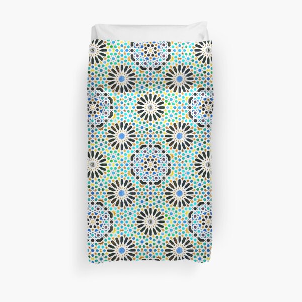 Alhambra tessellation Duvet Cover