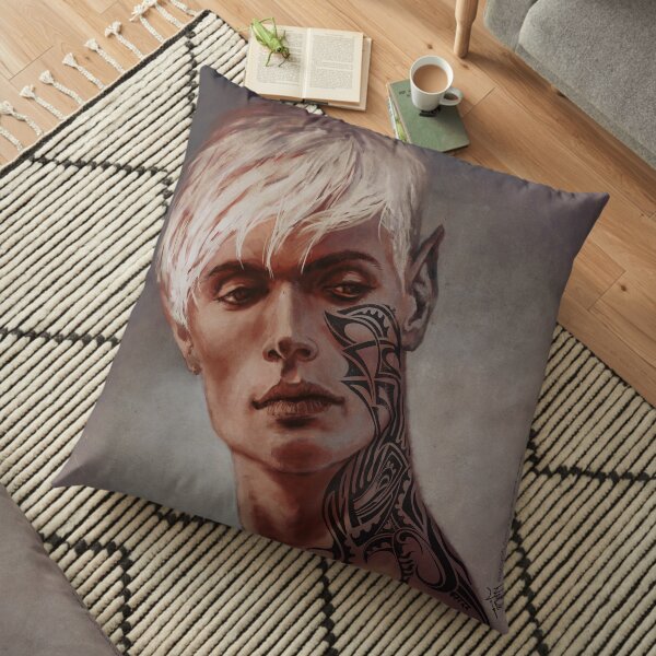 Rowan Whitethorn Throne of Glass Floor Pillow