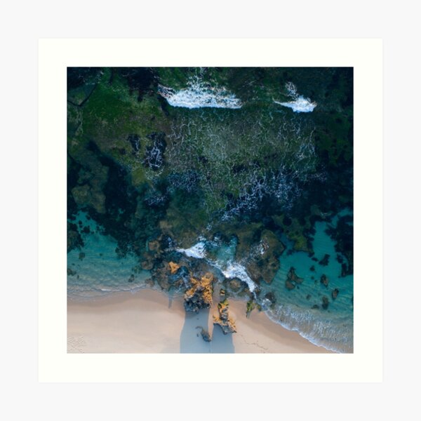 Mornington Peninsula Coastline Art Print