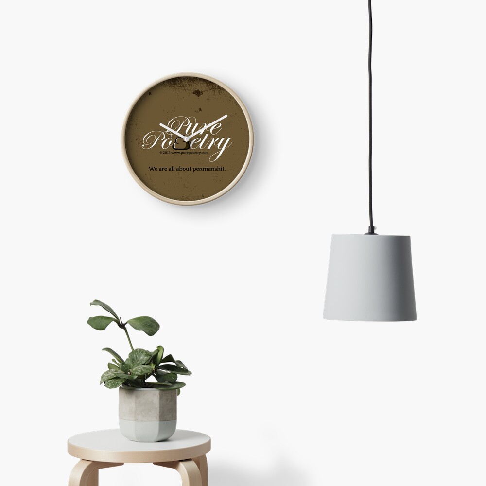 We Are All About Penmanshit Clock