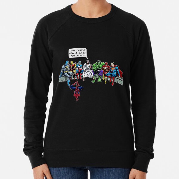 And That's How I Saved The World Lightweight Sweatshirt