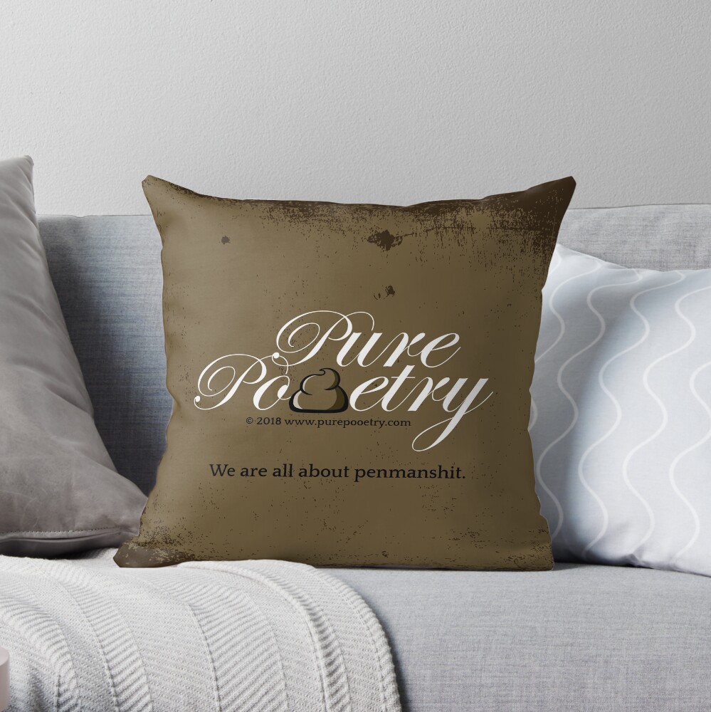 We Are All About Penmanshit Throw Pillow