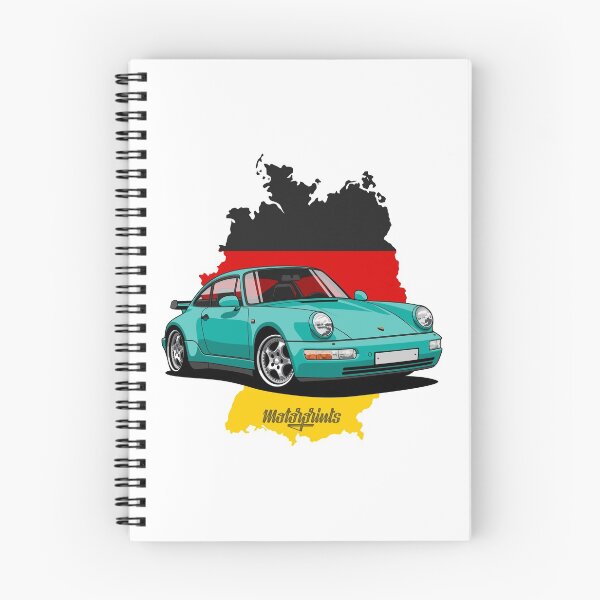 Item preview, Nordschleife 964 (mint blue) designed and sold by Motorpr1nts.
