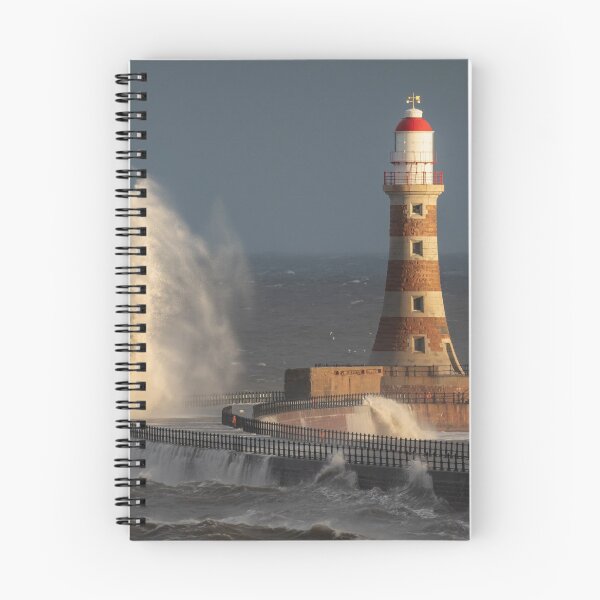 Item preview, Breaking Waves at Roker Lighthouse designed and sold by Great North Views.