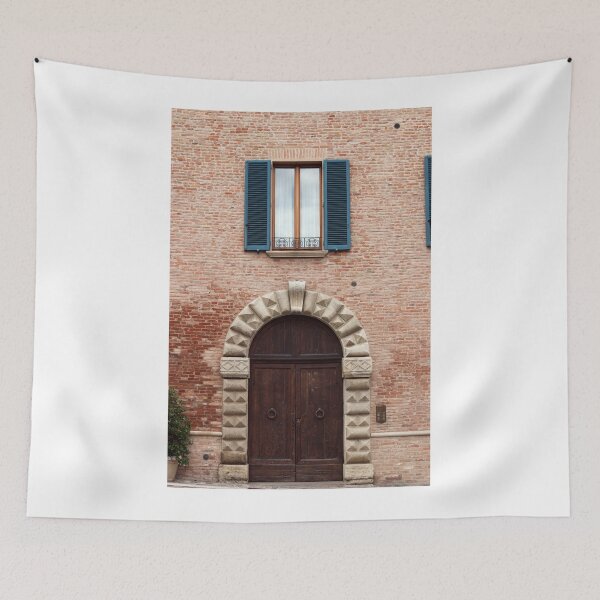 Item preview, old house door and window detail Rimini Italy designed and sold by goceris.
