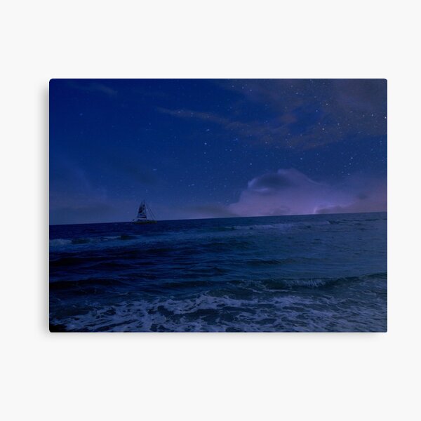 Sailing through the Stars Canvas Print