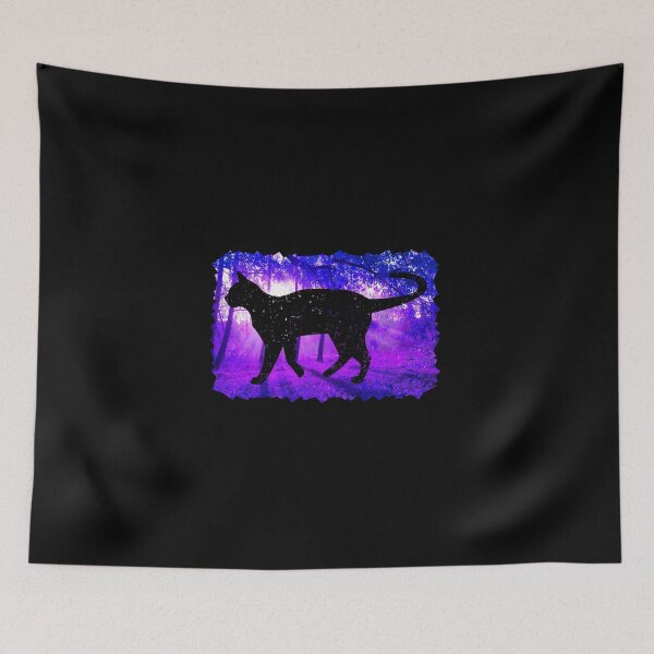 Item preview, Colorful Rainbow Cat Fractal Art Silhouette for Nerds or Birthday designed and sold by FELSENSTEIN.