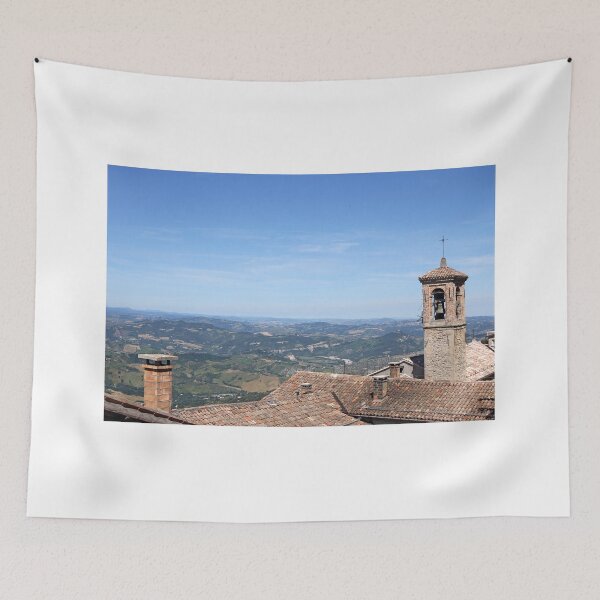 Item preview, old church tower San Marino Italy designed and sold by goceris.