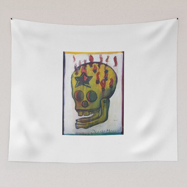 Item preview, skull on fire designed and sold by Diego Manuel Rodriguez.