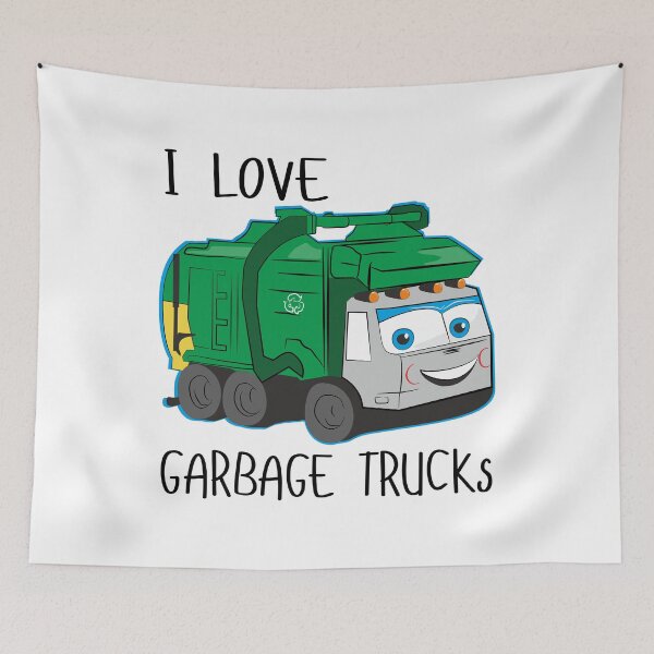 Item preview, I Love Garbage Trucks designed and sold by PrettyWell.