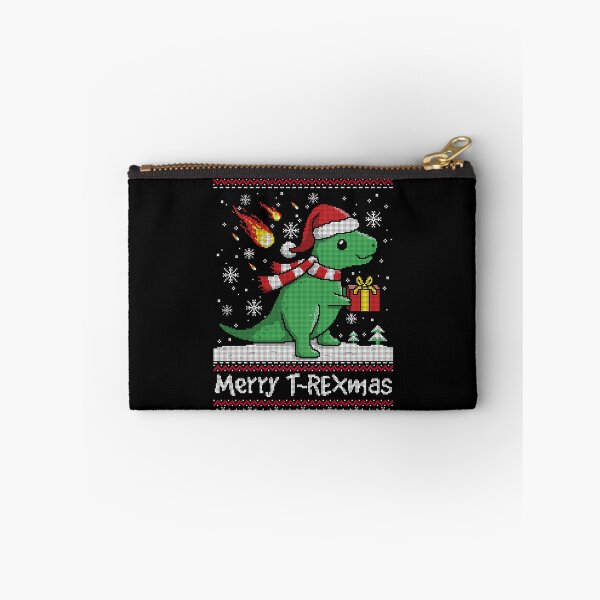 Aperçu de l'œuvre Joyeux t rex mas pull laide de noel créée et vendue par NemiMakeit.