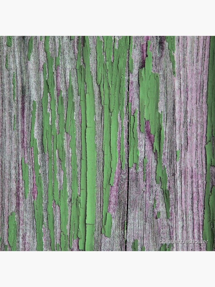 Rustic peeling paint in green by chihuahuashower