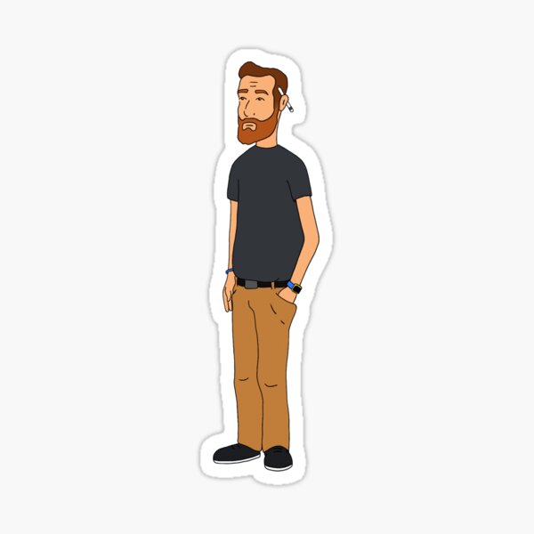 King of the Hill Style! Sticker
