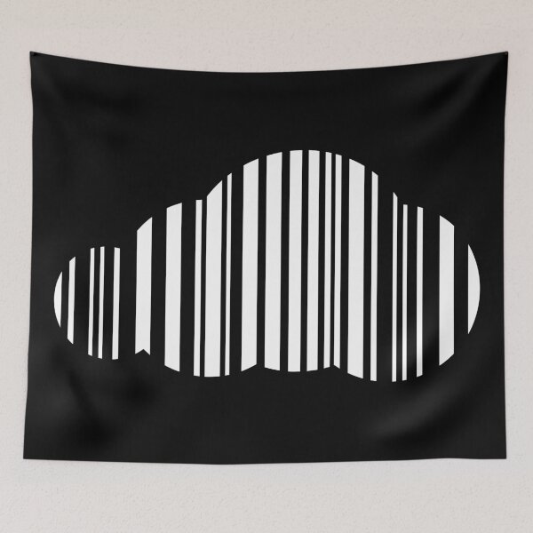 Aperçu de l'œuvre Vape Design Cloud Barcode créée et vendue par 7ate9Dogs.