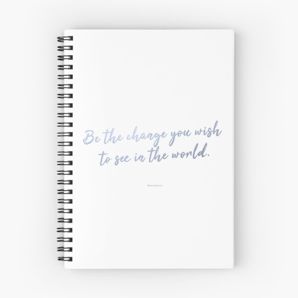 Item preview, Be the change you wish to see in the world designed and sold by Callum Barnes.