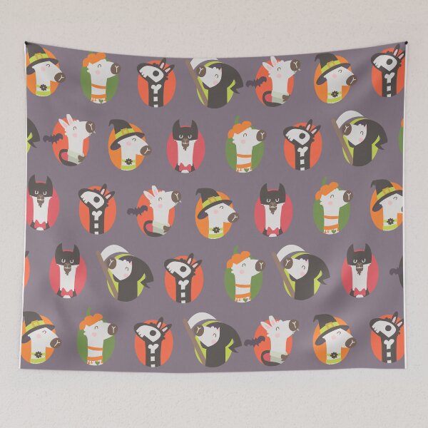 Item preview, Halloween llama designed and sold by melomania.