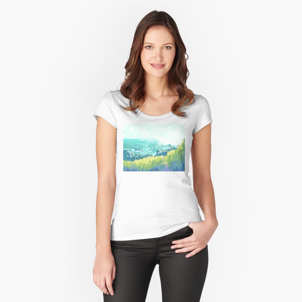 Item preview, Fitted Scoop T-Shirt designed and sold by mienar.
