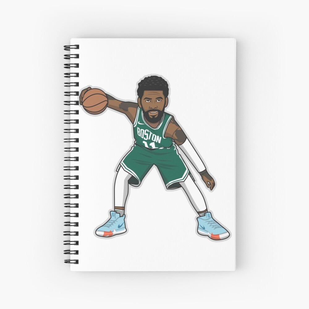 Kyrie Irving Cartoon Style Spiral Notebook By Rayd3rd Redbubble The best gifs are on giphy. redbubble