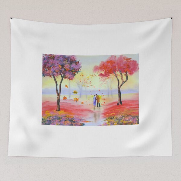 Item preview, Autumn couple painting by Gordon Bruce designed and sold by GORDON BRUCE ART.