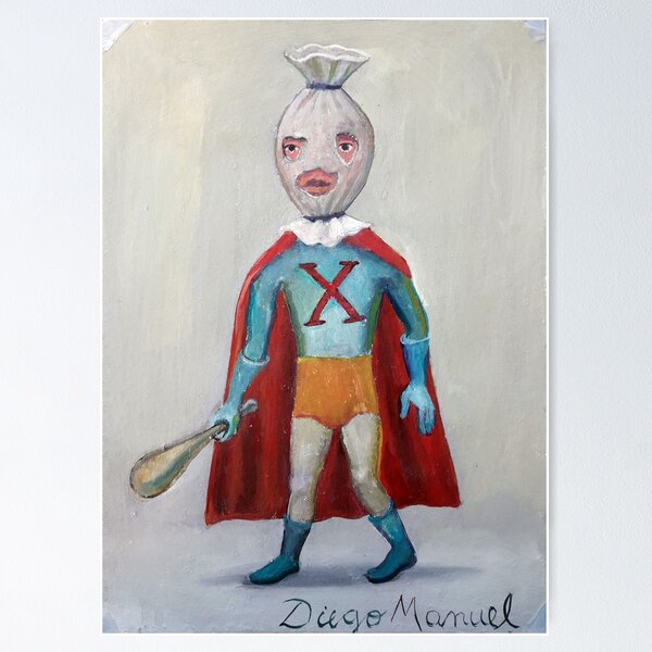 Item preview, masked hero designed and sold by Diego Manuel Rodriguez.