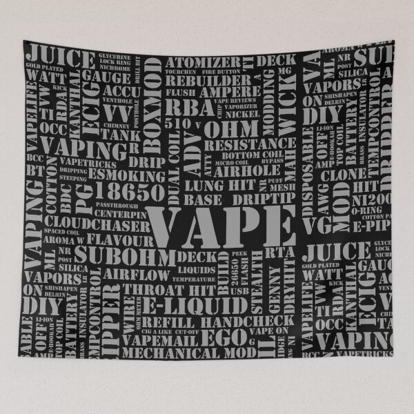 Item preview, Vape Design Wordcloud designed and sold by 7ate9Dogs.