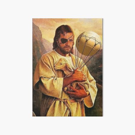 Metal Gear - Our father Big Boss Art Board Print