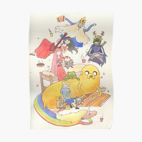 The Adventure Will Never End (Adventure Time) Poster