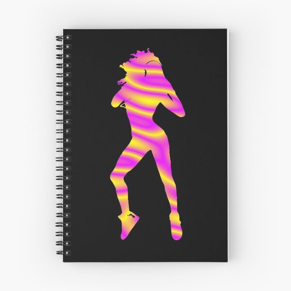 Item preview, Colorful Rainbow Dancer Fractal Art Silhouette for Nerds or Birthday designed and sold by FELSENSTEIN.
