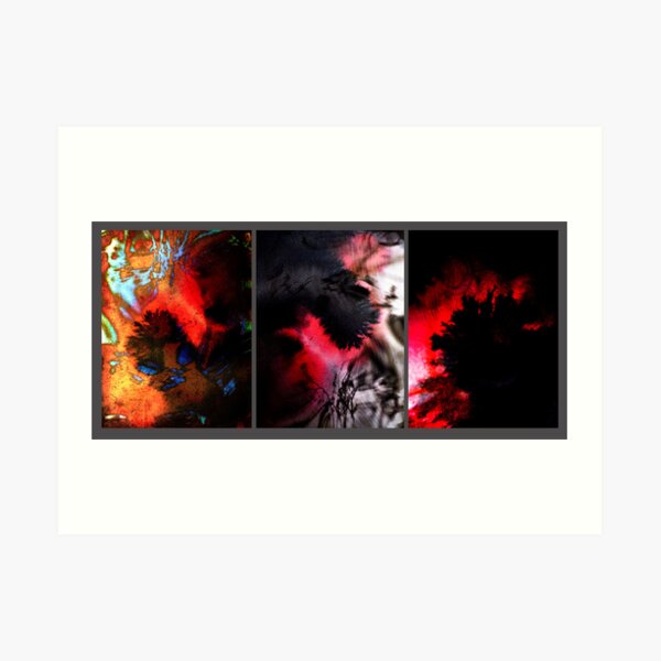 Y E S in Triptych Art Print
