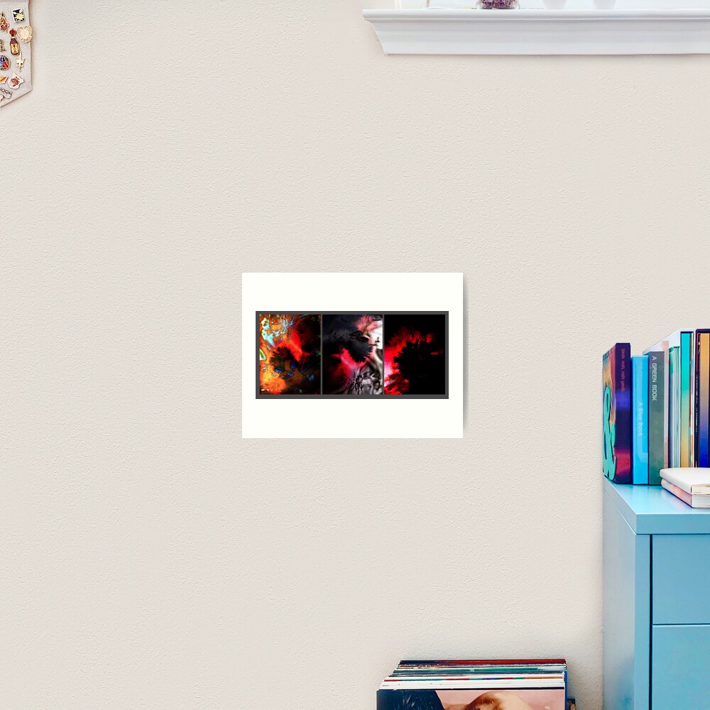 Y E S in Triptych Art Print