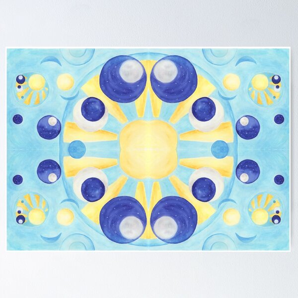 Item preview, The World - abstract watercolor painting designed and sold by CreativeReality.